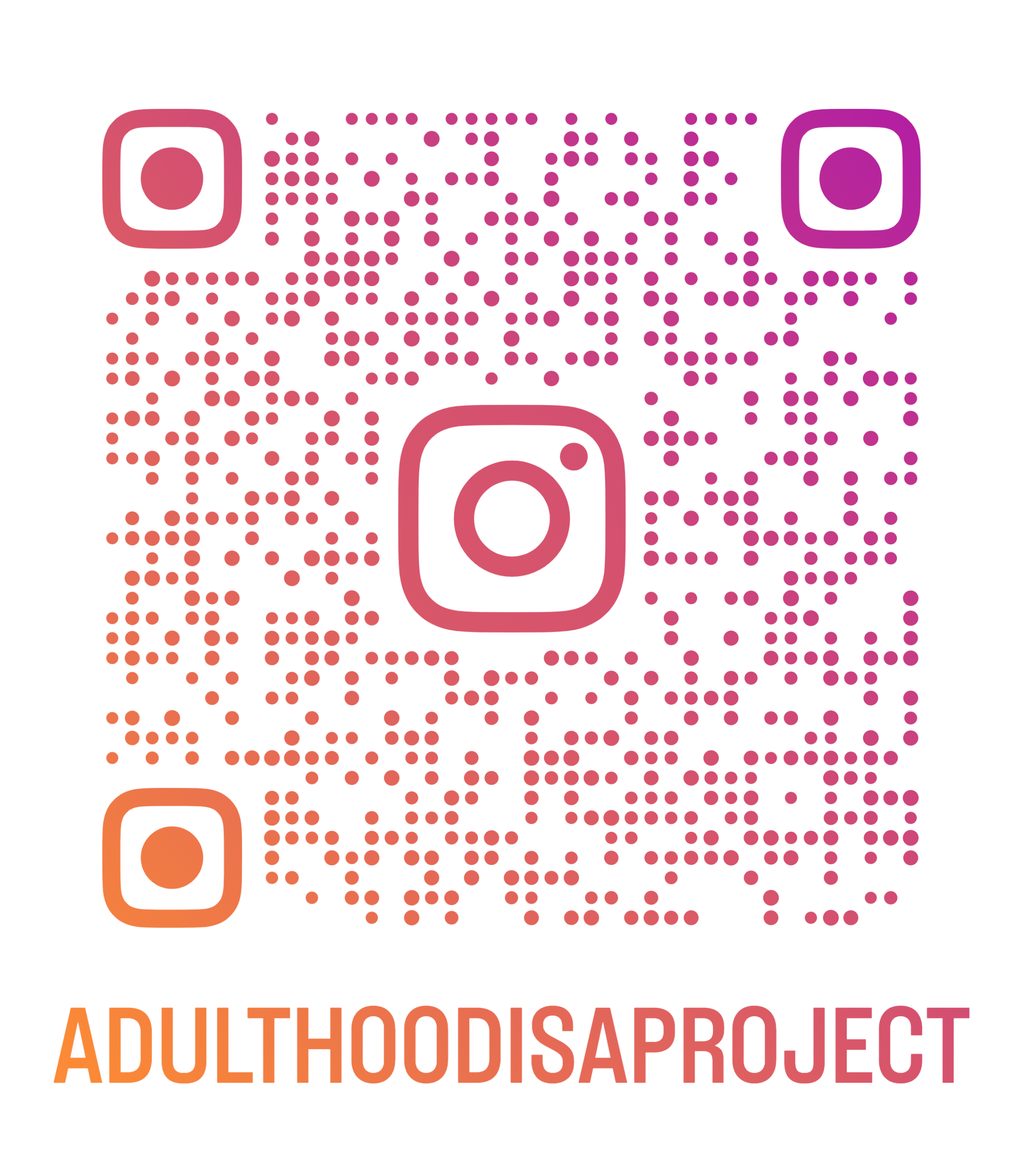 Home adulthoodisaproject qr